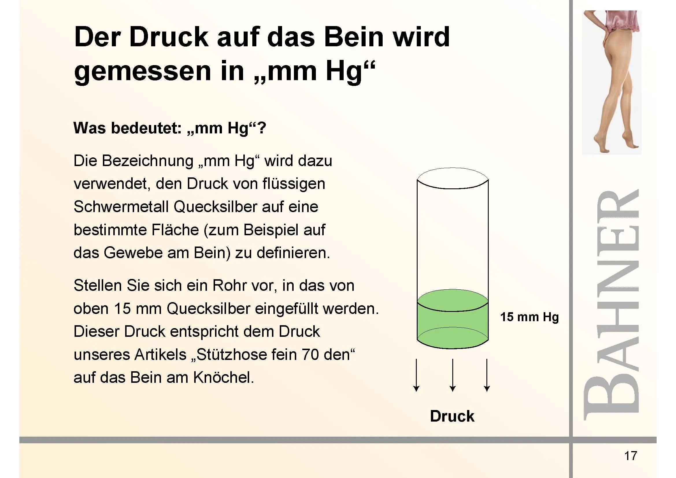 Was-bedeutet-mm-Hg-bei-Stützstrümpfen BAHNER Stützstrumpfhosen