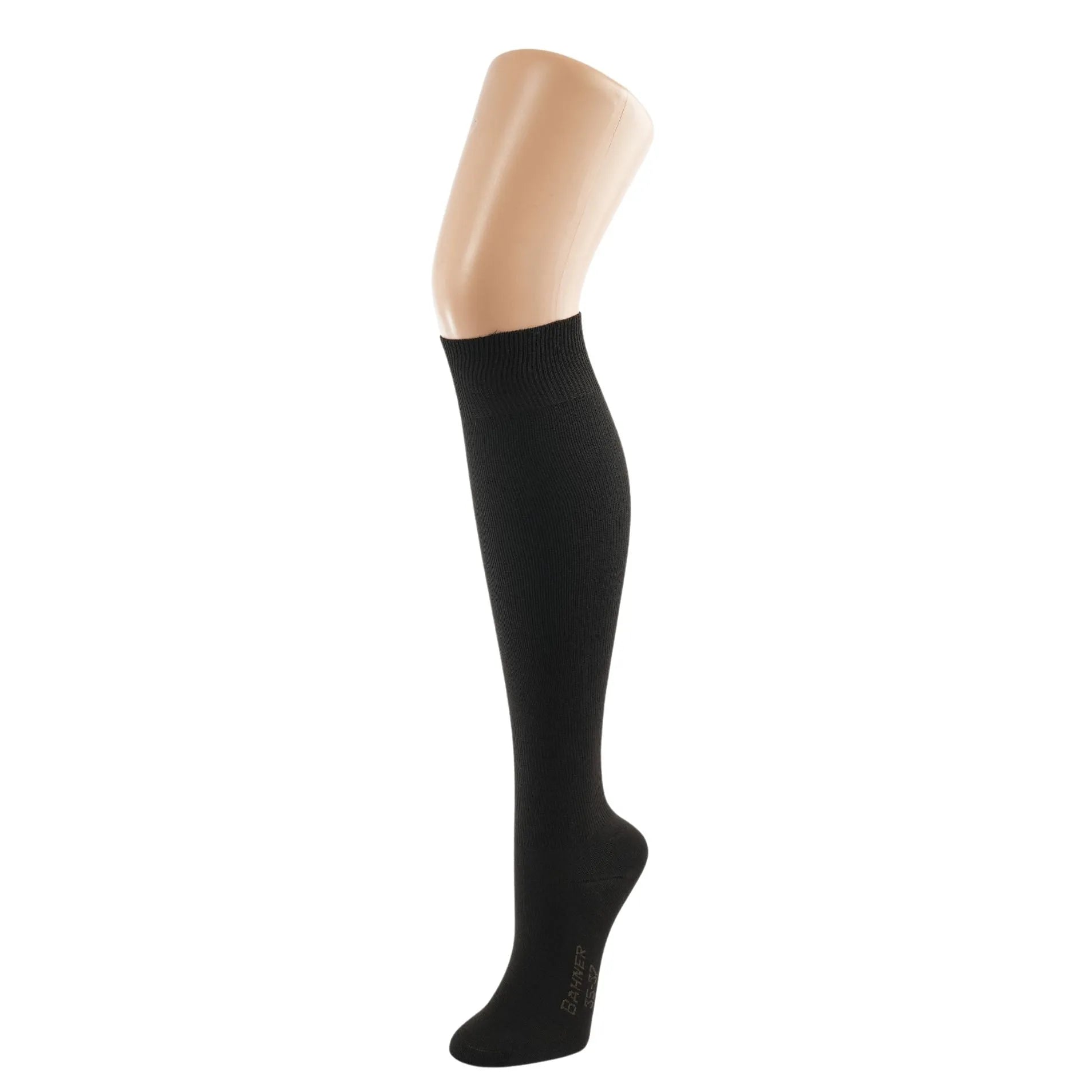 Support stockings with merino and cashmere